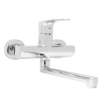 Drezová batéria SAT Project s otočným ramienkom 150 mm chróm SATBSPRO261 SATBSPRO261