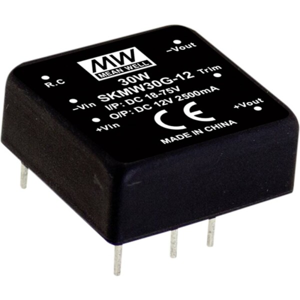 MEAN WELL SKMW30G-15 DC / DC menič napätia 2 A 30 W Počet výstupov: 1 x; SKMW30G-15