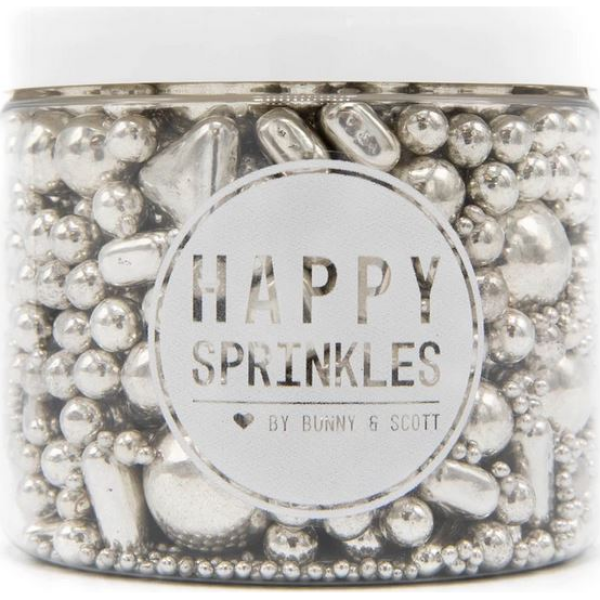 Zdobenie strieborná explózia 190 g 2303 - Happy Sprinkles