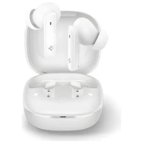 Spigen SA2402 ANC Pre biele / Bezdrôtové slúchadlá do uší / ANC 40 dB / Bluetooth 5.2 / výdrž 30 h (ASD07964)