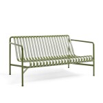 HAY Vonkajšia lavica Lounge Sofa Palissade Olive