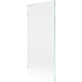 MEXEN/S - Lunar L vaňová zástena FIX 80 x 150, transparent, biela 897L-080-000-20-00