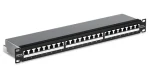 Trendnet TC-P24C6AS čierna / Patch panel / 24 portov / Cat6A / tienený / 1U (TC-P24C6AS)