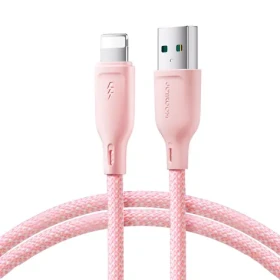 Joyroom Multi-Color Series S-A34 Nabíjací kábel USB-A (M) - Lightning (M) 3A 1m ružová (6941237110510)