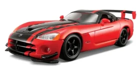 Bburago Dodge Viper SRT 10 ACR červeno-čierna 1:24