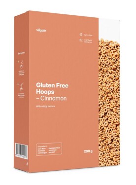 Vilgain Gluten Free Grain Hoops – škorica 200 g