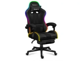 Huzaro Force 4.7 Mesh RGB / Herná stolička / nastaviteľná / nosnosť až 140 kg / látka sieťovina (HZ-FORCE 4.7 RGB MESH)