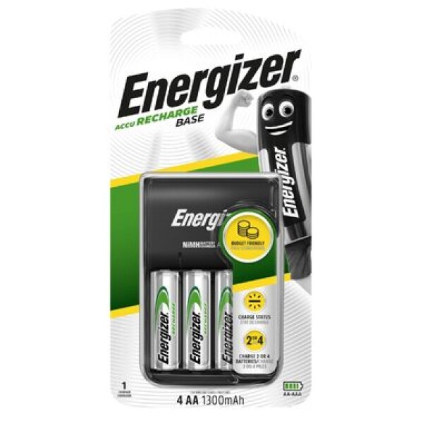 Energizer nabíjačka - Base + 4xAA Universal 1300 mAh (7638900421422)