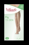 Dámske hodvábne pančuchy FLY 15 den Black - Bellinda UNI černá