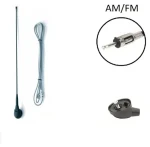 Calearo AM/FM predná anténa so zvodom / Anténa / pasívna / DIN / 41 cm