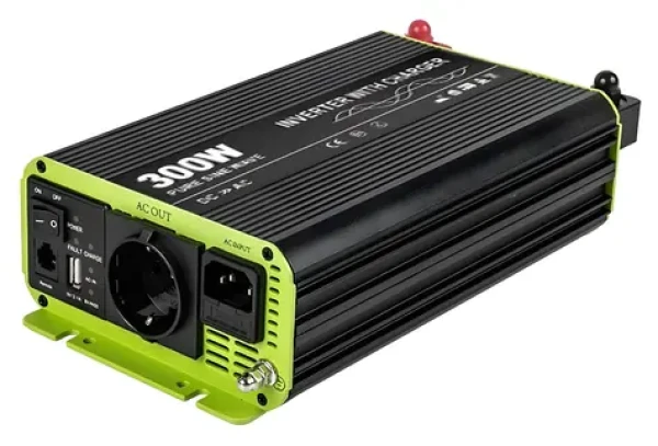 KOSUNPOWER UPS s externou batériou / Záložný zdroj UPS / 300 W / 12V batéria / AC230V / čistý sínus (KOS300-12)