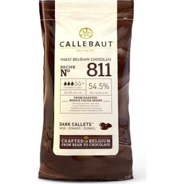 Callebaut 811 Čokoláda horká 54,5% 1kg