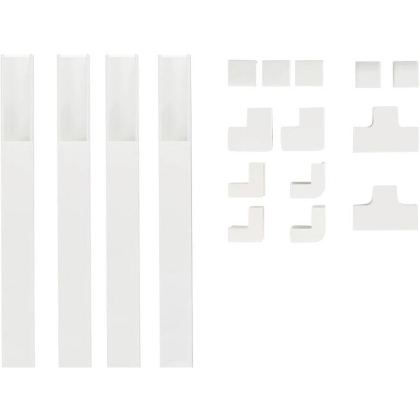 Hama 00221017 káblová lišta (š x h) 24 mm x 14 mm 4 ks biela; 00221017