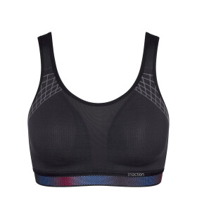 Dámska podprsenka Triaction Cardio Flow Bra N01 EX - BLACK - black 0004 - TRIUMPH BLACK 75E