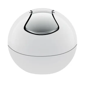 Spirella BOWL mini výklopný odpadkový kôš 1 L biely / plast (7610583149640)