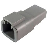 TE Connectivity zástrčkový konektor na kábel DTP Počet pólov 2 DTP04-2P-C015 1 ks; DTP04-2P-C015