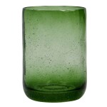 House Doctor Sklenený stojanček na kefky Wah Green