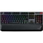 ASUS ROG Strix Scope NX WD (US) čierna / Herná klávesnica / USB-A+BT 5.2+RF 2.4GHz / ROG NX RED / PBT / RGB / US layout (90MP02I6-BKUA01)