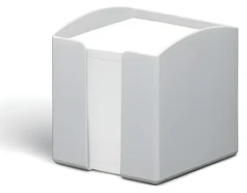 Durable ECO Box na poznámky šedá / Recyklovaný plast / 800 listov / 100x105x100 mm (775810)