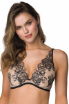 Dámska podprsenka Frances 3804/11/1 Béžová s čiernou - MAT 65B béžová s černou