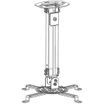 Techly Stropní držák pro projektor stříbrná / Držák pro projektor / 54,5-90 cm / nosnost 13,5 kg / otočný 360° (ICA-PM-18M)