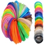Iso PLA vlákno filament 1.75mm Sada 30 kusov X5M pre 3D perá a 3D tlačiarne 6809