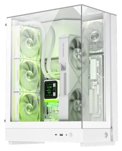 Gamemax T20 biela / Case / mATX (T20 WH)