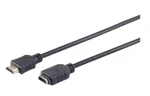 MicroConnect Predlžovací kábel HDMI 1.4 (M) - HDMI 1.4 (F) 1m čierna (HDM19191FV1.4)