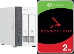 Qnap TS-216G + Seagate IronWolf 2TB (ST2000VN003)