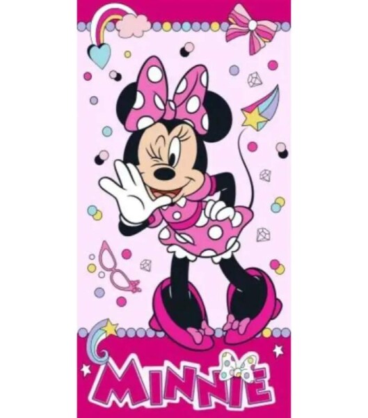 Carbotex Disney Minnie Funny BRM014510 osuška ružová 70x140