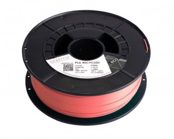 PLA filament z recyklátu Coral 1,75 mm Smartfil 1 kg