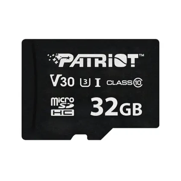 Patriot VX V30 U3 / Pamäťová karta microSDHC / 32GB / UHS-I U3 / V30 / Class 10 / 90 MB/s (PSF32GVX31MCH)