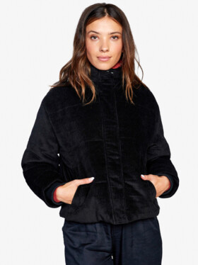 RVCA EEZEH PUFFER TRUE BLACK jarná bunda dámska