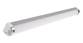 Luxera TETRIM MINI chrómová / LED kúpeľňové nástenné svietidlo / 6W / 750lm / 4000K / IP44 (SKL000465778)