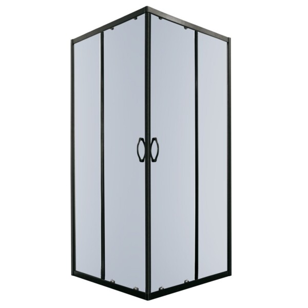 KERRA - Sprchová kabína Tiara Square 90x90 štvorcová (čierna) 5907548109392