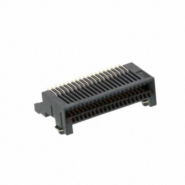 Molex vstavaná zásuvková lišta (štandardná) Počet pólov 38 Raster (rozteč): 0.8 mm 755860104 1 ks Tape on Full reel; 755860104