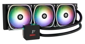 Enermax Aquafusion II ARGB 360mm / Komplet vodného chladenia / 3x 120mm / ARGB / 27,4 dB / AM4+AM5+ Intel (ELC-AQFS360-SQA)