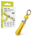 Mobile Origin CB17 žltá / Kľúčenkový kábel USB-C / 240W / 40Gbps / 8K / 13cm (MO-UK-CB17-YLW)