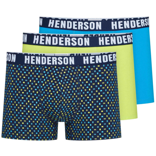 Pánske boxerky 3 pack 42255 Jet - HENDERSON vícebarevná 3XL
