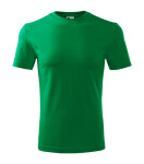 Klasické nové pánske tričko stredne zelené XL