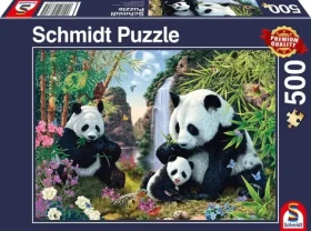 Schmidt Puzzle Pandy pri vodopáde