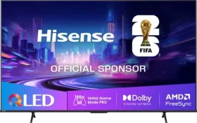 85" Hisense 85E77Q PRO čierna / Televízia / QLED / UHD 4K / 144Hz / HDMI / USB / Wi-Fi / BT (85E77Q PRO)