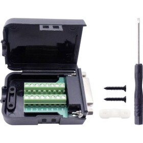 TRU COMPONENTS T1904C093 sada D-SUB zásuvková lišta Pólov: 15 skrutkovací 1 ks; T1904C093