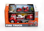 Mamido Mamido Hasičské auto s vlečkou pre najmenších so svetlami a zvukmi Fire Truck Transport