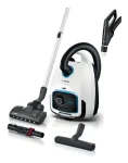 BOSCH Serie 6 ProSilence BGB6SIL0L biela / Vreckový vysávač / 700W / 66 dB / 4 L / HEPA filter (BGB6SIL0L)