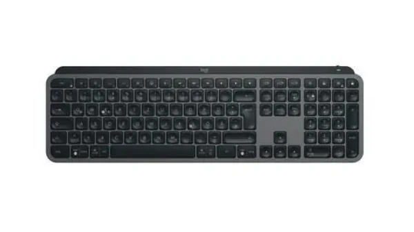 Logitech MX Keys S šedá / Bezdrôtová klávesnica / USB-C / BT / DE layout (920-011566)