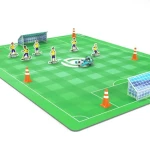 Ozobot Challenge Mat: Futbal podložka pre STEAM výučbu