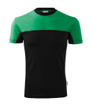 Tričko Colormix unisex stredne zelené 2XL