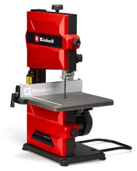 Einhell TC-SB 200+ červená / Pásová píla / 300W / hĺbka rezu 80 mm / 900 m/min (4308013)