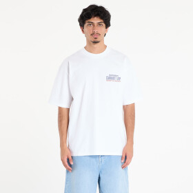 Tričko Carhartt WIP S/S Arcan T-Shirt UNISEX White Heavy Stone Wash M